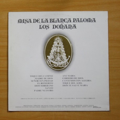LOS DOÑANA - MISA DE LA BLANCA PALOMA - LP