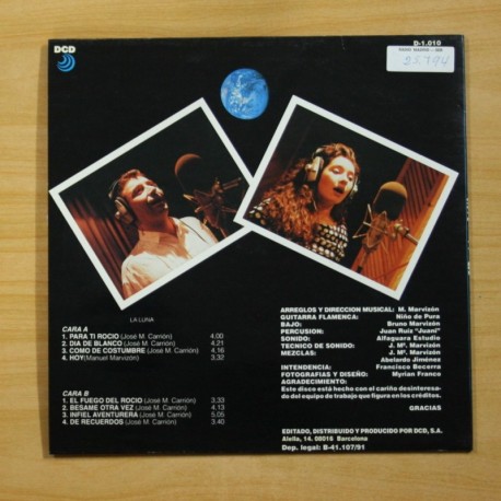 LA LUNA - AMANDONOS - LP