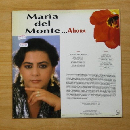 MARIA DEL MONTE - AHORA - LP