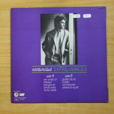 ENTRECANALES - NOCTURNIDAD - LP