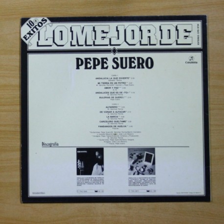 PEPE SUERO - LO MEJOR DE - LP