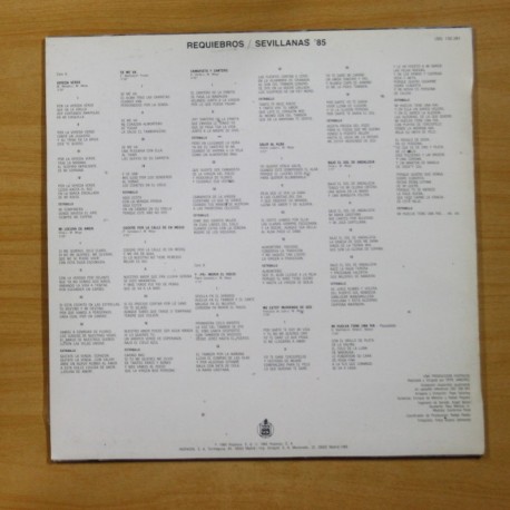REQUIEBROS - SALIR AL ALBA - LP