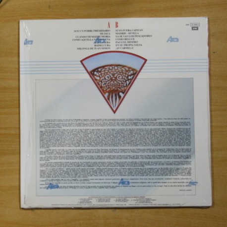 ANGELILLO - ANTOLOGIA DE LA MUSICA ESPAÑOLA - LP