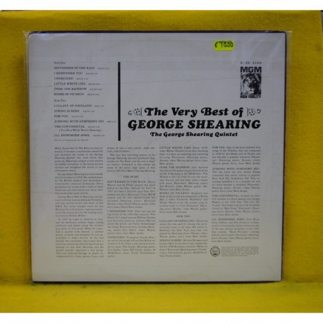 GEORGE SHEARING - THE VERY BEST OF GEORGE SHEARING - LP