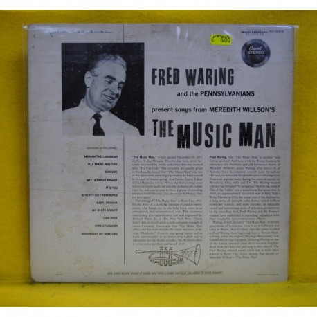 FRED WARING AND THE PENNSYLVANIANS - THE MUSIC MAN - LP