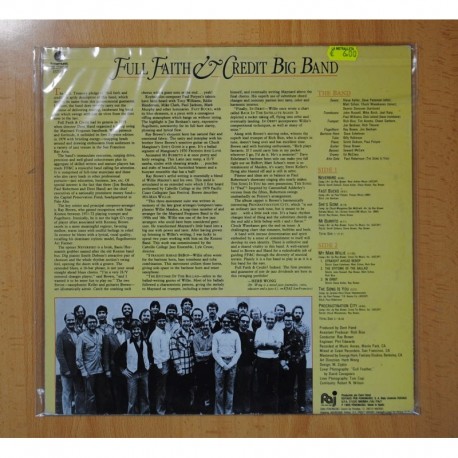 FULL FAITH & CREDIT BIG BAND - DEBUT - LP