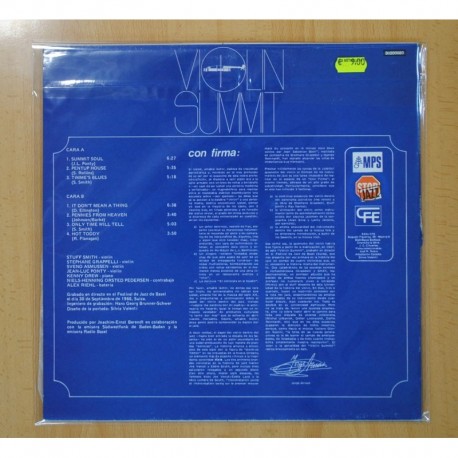VARIOS - VIOLIN SUMMIT - LP