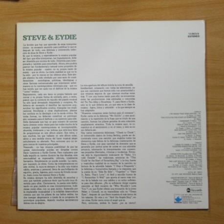 STEVE & EDYE - STEVE & EDYE - LP