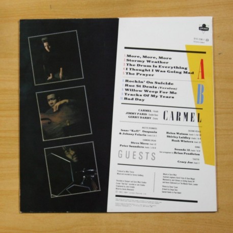 CARMEL - THE DRUM IS EVERYTHING - LP