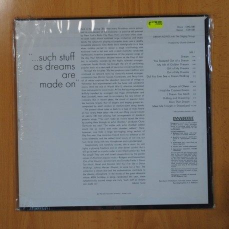 THE SINGING STRINGS - DREAM ALONG WITH THE SINGING STRINGS - LP