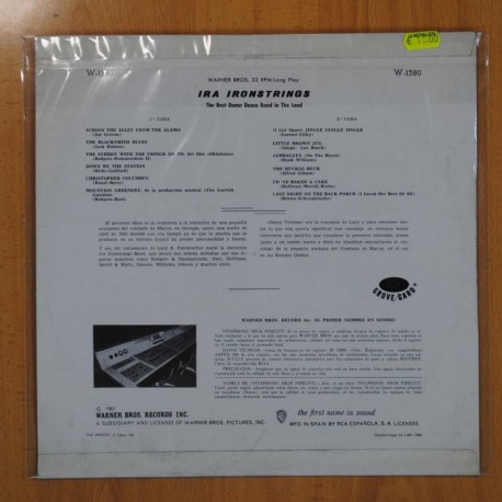 IRA IRONSTRINGS - THE BEST DAMN DANCE BAND IN THE LAND -LP