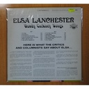 ELSA LANCHESTER - BAWDY COCKNEY SONGS - LP