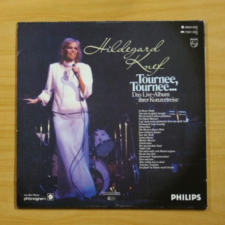 HILDEGARD KNEF - TOURNEE TOURNEE - GATEFOLD - 2 LP