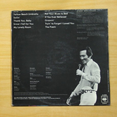 ANDY WILLIAMS - ANDY - LP