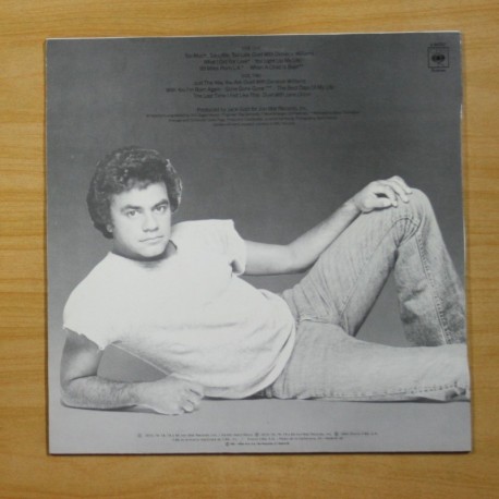 JOHNNY MATHIS - LO MEJOR DE - LP