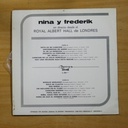 NINA Y FREDERIK - DIRECTO DESDE EL ROYAL ALBERT HALL DE LONDRES - LP