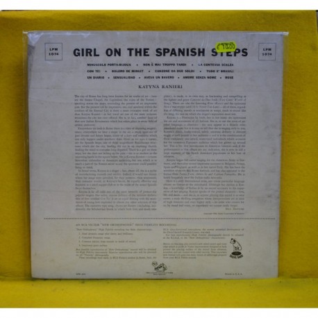 KATYNA RAINIERI - GIRL ON THE SPANISH STEPS - LP