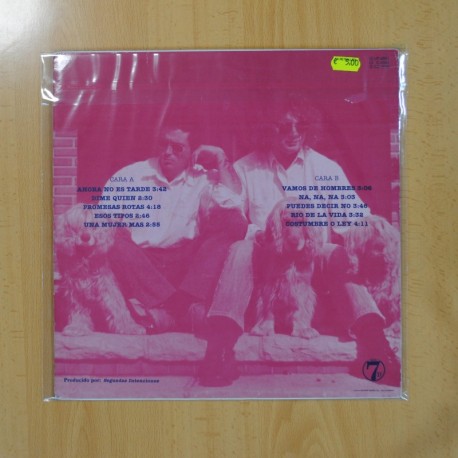 SEGUNDAS INTENCIONES - VAMOS DE HOMBRES - LP