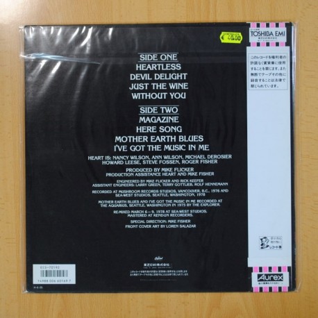 HEART - MAGAZINE - ED. JAPON - LP
