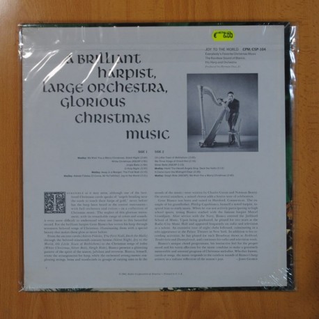 THE RAINBOW SOUND OF BIANCO - JOY TO THE WORLD EVERYBODYS FAVORITE CHRISTMAS MUSIC - LP