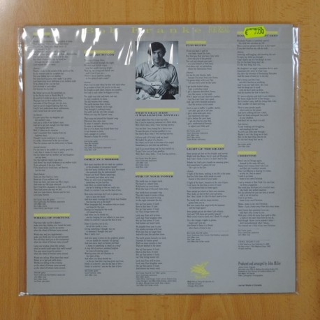 BOB FRANKE - FOR REAL - LP