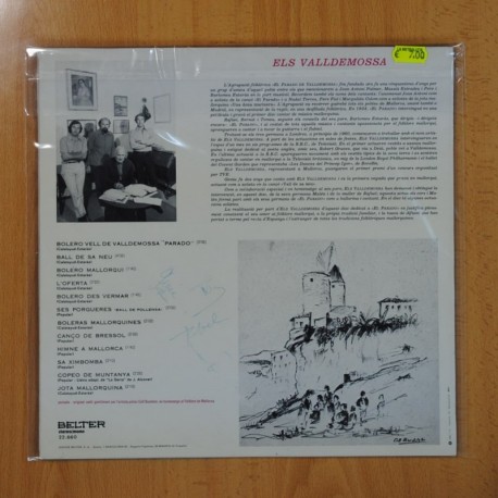 ELS VALLDEMOSSA - CANTEN EL FOLKLORE DE MALLORCA - LP