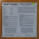 CAPELLA MALLORQUINA - CANCONS DE MALLORCA - LP
