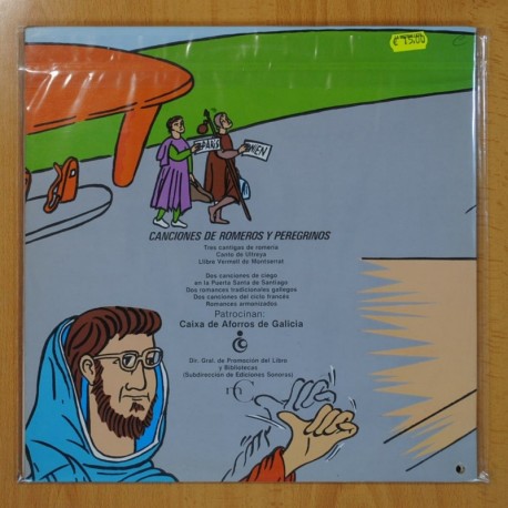 GRUPO UNIVERSITARIO DE CAMARA DE COMPOSTELA - CANCIONES DE ROMEROS Y PEREGRINOS - LP