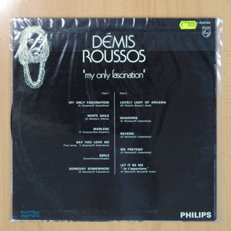 DEMIS ROUSSOS - MY ONLY FASCINATION - LP