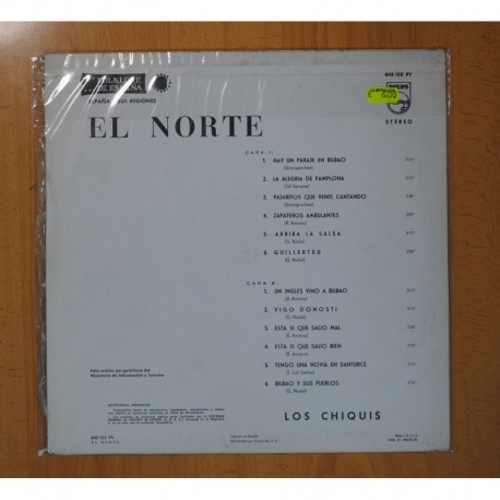 LOS CHIQUIS - EL NORTE - LP