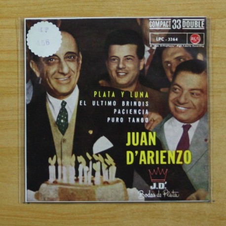 JUAN DÂ´ARIENZO - PLATA Y LUNA + 3 - EP