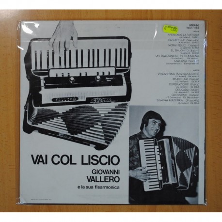 GIOVANNI VALLERO - VAI COL LISCIO - LP