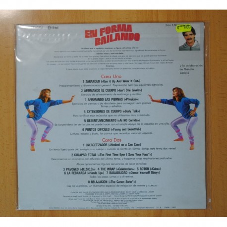 VARIOS - EN FORMA BAILANDO - CONTIENE POSTER - LP