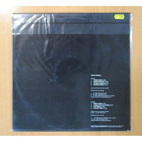 PETER HAMMILL - PETER HAMMILL - LP