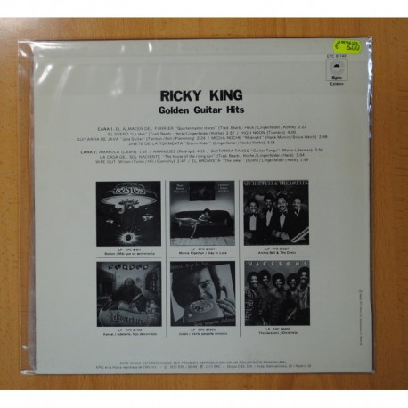 RICKY KING - GOLDEN GUITAR HITS - LP