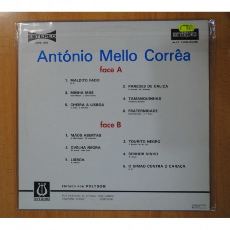 ANTONIO MELLO CORREA - ANTONIO MELLO CORREA - LP
