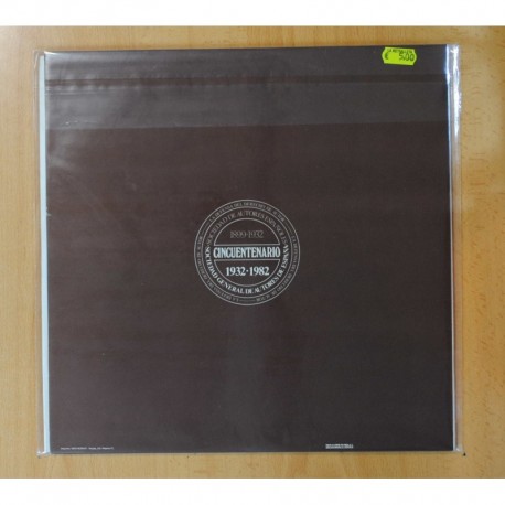 SOCIEDAD GENERAL DE AUTORES DE ESPAÑA - CINCUENTENARIO - LP