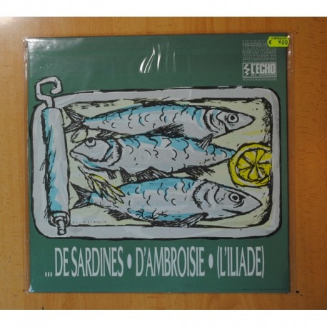 VARIOS - LES DIEUX SE NOURRISSAIENT DE SARDINES D AMBROISIE - LP