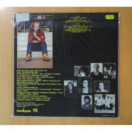 EMILIO CAO - NO MANTO DA AUGA - LP