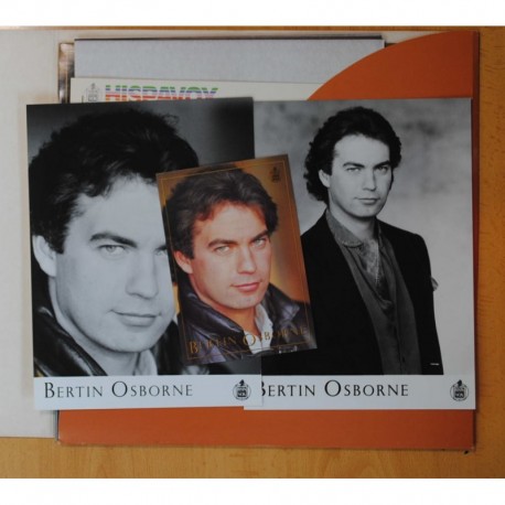 BERTIN OSBORNE - DOS CORAZONES Y UN DESTINO + SINGLE + POSTER - LP