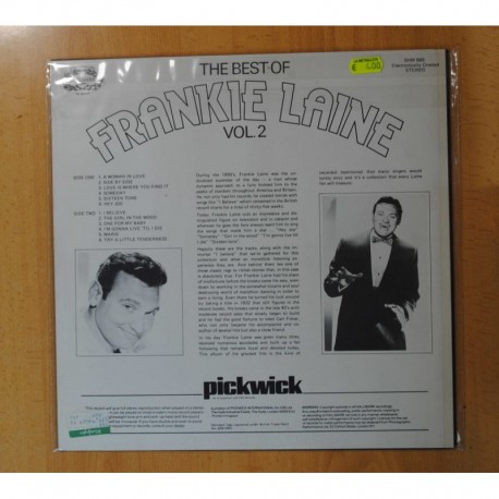 FRANKIE LAINE - THE BEST OF FRANKIE LAINE VOL. 2 - LP