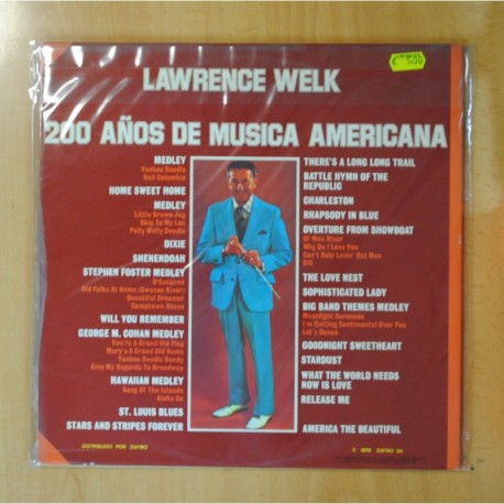 LAWRENCE WELK - 200 AÑOS DE MUSICA AMERICANA - LP