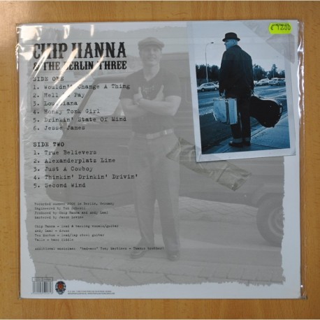 CHIP HANNA & THE BERLIN THREE - CHIP HANNA & THE BERLIN THREE - LP