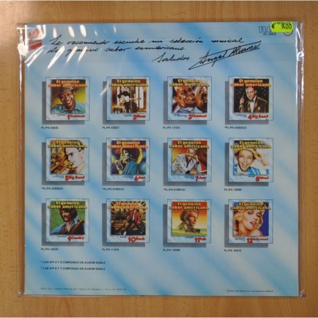 WAYLON JENNINGS - 9 COUNTRY / EL GENUINO SABOR AMERICANO - LP