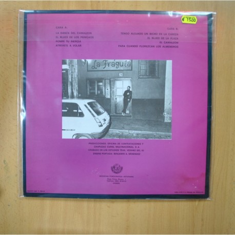 ANTONIO CURIEL - HISTORIAS DE CAMALEONES Y OTROS BICHOS RAROS - LP