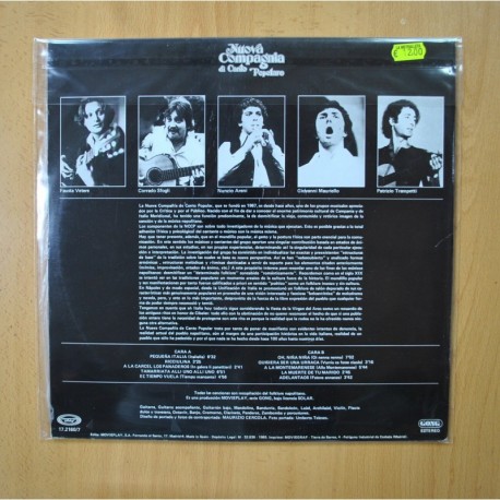 NUOVA COMPAGNIA DI CANTO POPOLARE - LP