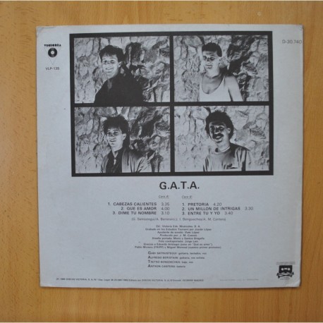 GATA - CABEZAS CALIENTES - LP