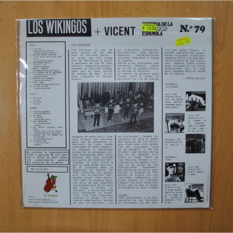 LOS WIKINGOS + VICENT - DISCOGRAFIA COMPLETA - LP