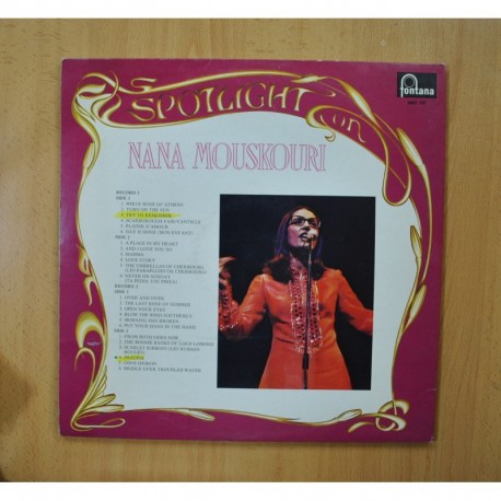 NANA MOUSKOURI - SPOTLIGHT ON NANA MOUSKOIRI - GATEFOLD