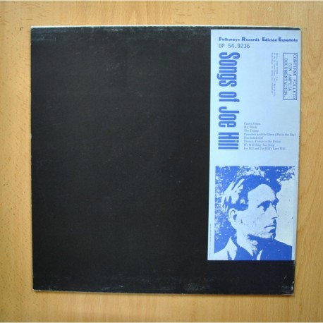 JOE GLAZER - SONGS OF JOE HILL SUNG BY JOE GLAZER - LP